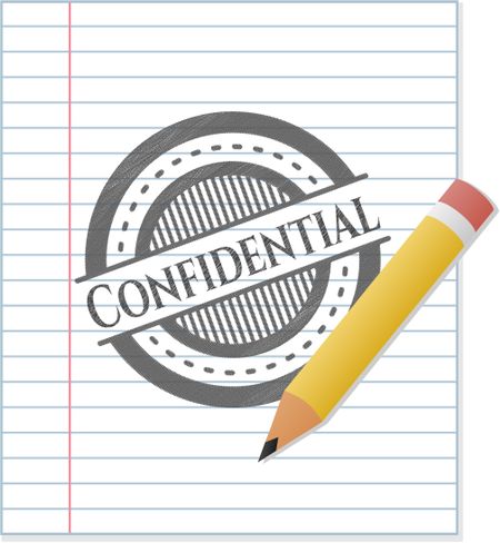 Confidential penciled