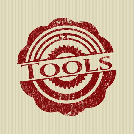 Tools rubber grunge stamp