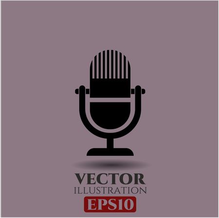 Microphone icon or symbol