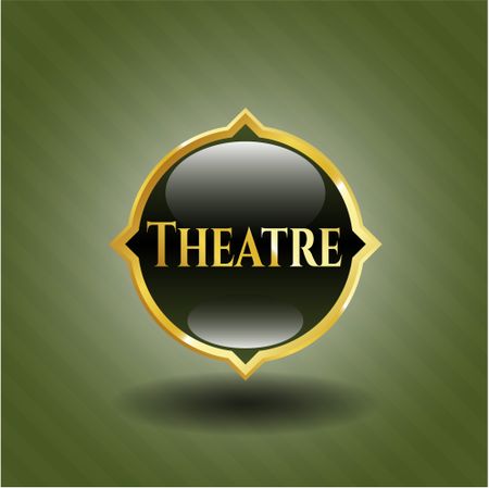 Theatre golden emblem