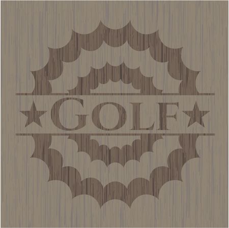 Golf wood emblem. Vintage.