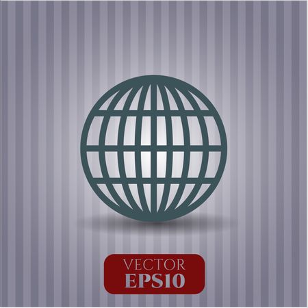 Globe (website) vector icon