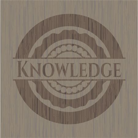 Knowledge wooden emblem