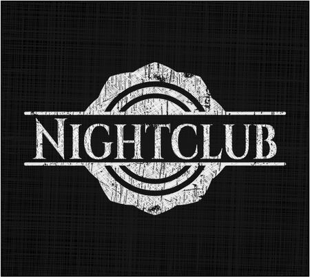 Nightclub chalk emblem