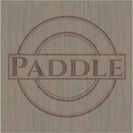 Paddle wood emblem