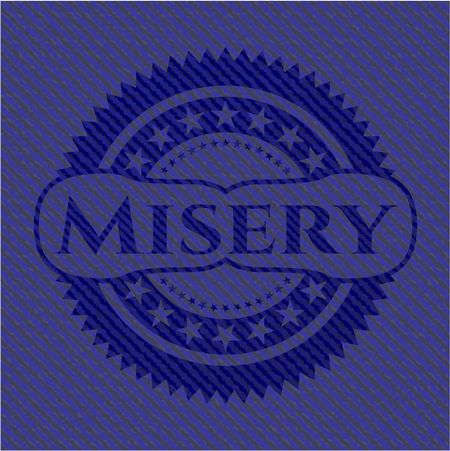 Misery with jean texture