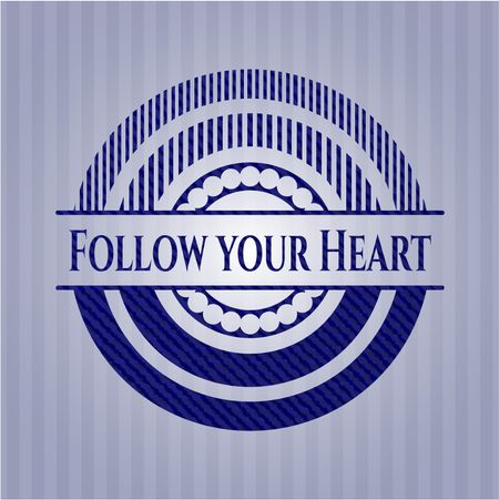 Follow your Heart jean background