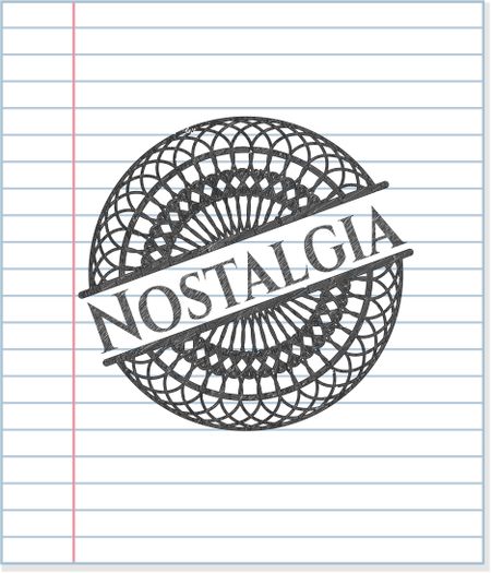 Nostalgia draw with pencil effect