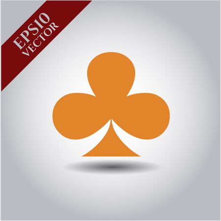 Poker clover icon
