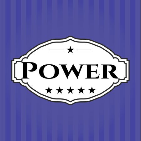 Power colorful banner
