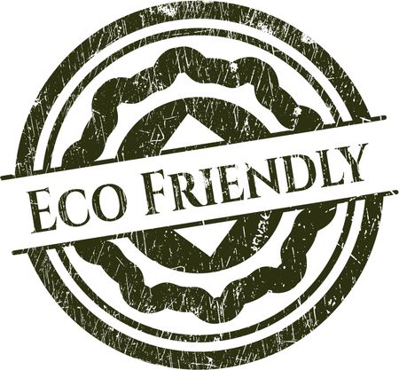 Eco Friendly grunge stamp