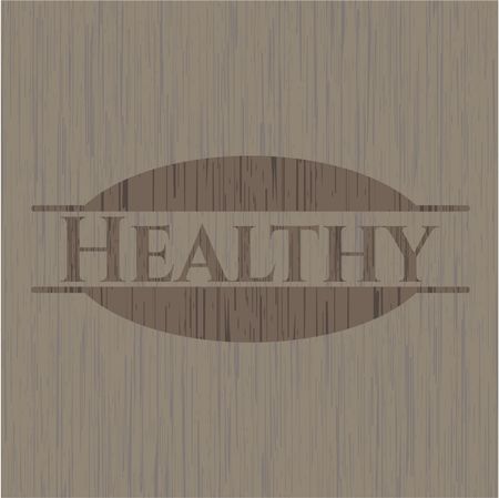 Healthy wooden signboards