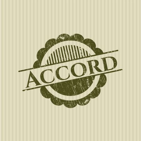 Accord rubber grunge texture stamp