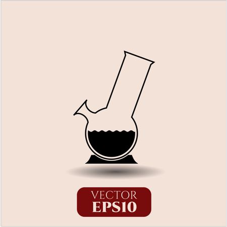 Bong Of Marijuana icon vector symbol flat eps jpg app