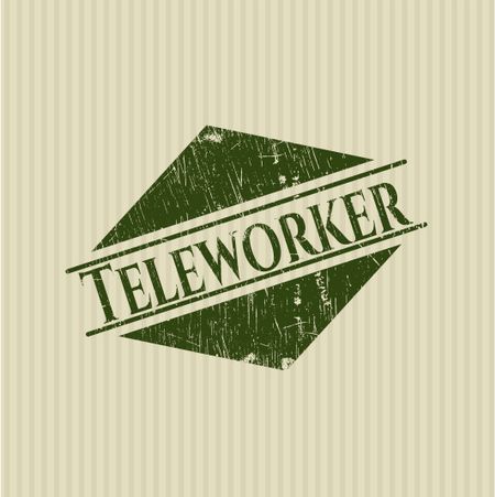 Teleworker rubber stamp