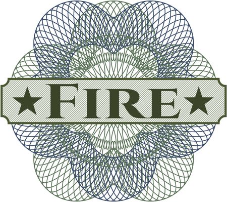 Fire linear rosette