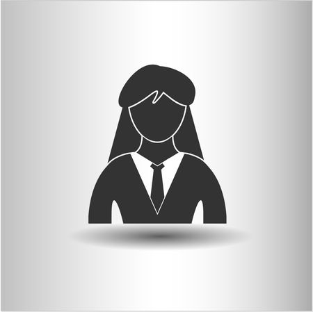 Businesswoman symbol