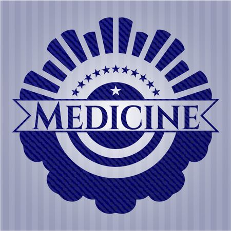 Medicine denim background