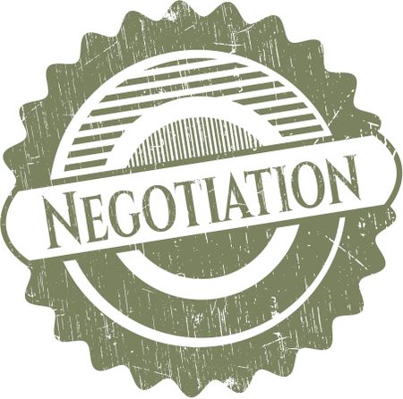 Negotiation rubber seal