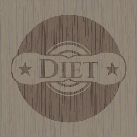 Diet wooden signboards