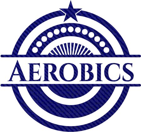 Aerobics with denim texture