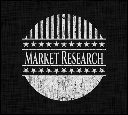 Market Research chalk emblem
