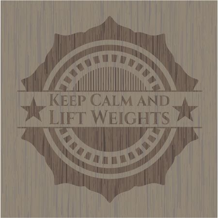 Keep Calm and Lift Weights wood signboards