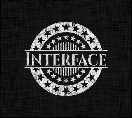 Interface chalkboard emblem