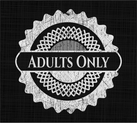 Adults Only on blackboard