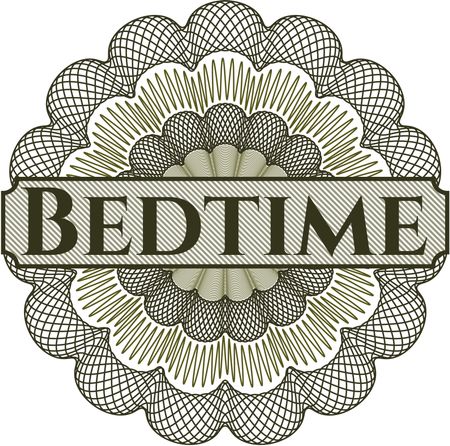 Bedtime rosette (money style emplem)