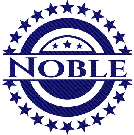 Noble emblem with jean high quality background