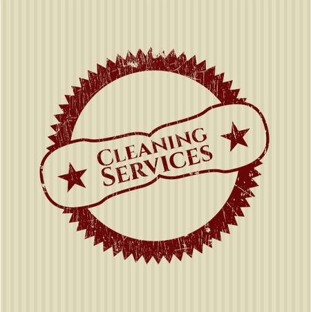 Cleaning Services grunge stamp