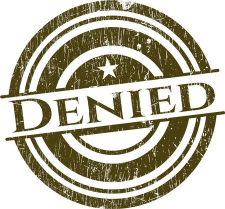 Denied rubber stamp