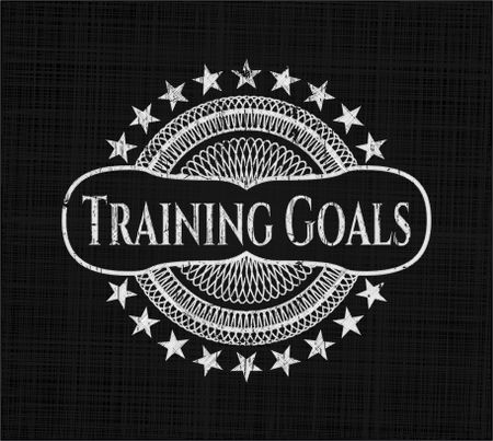 Training Goals chalk emblem
