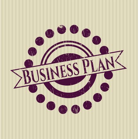 Business Plan rubber stamp