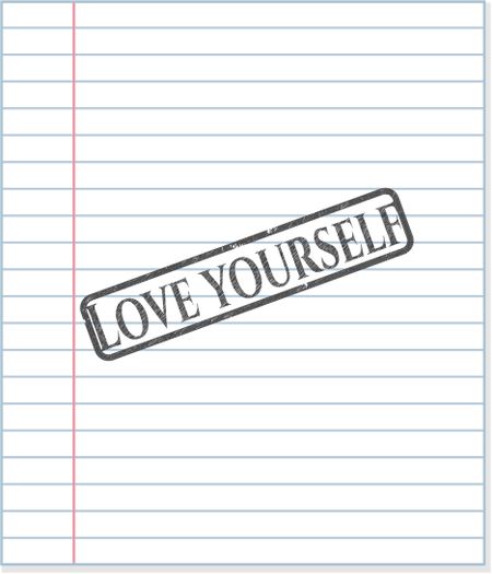 Love Yourself penciled
