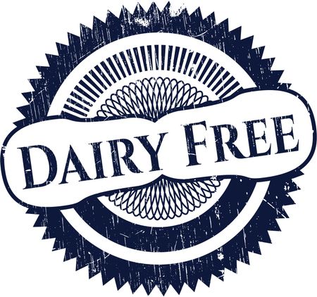 Dairy Free rubber grunge texture stamp