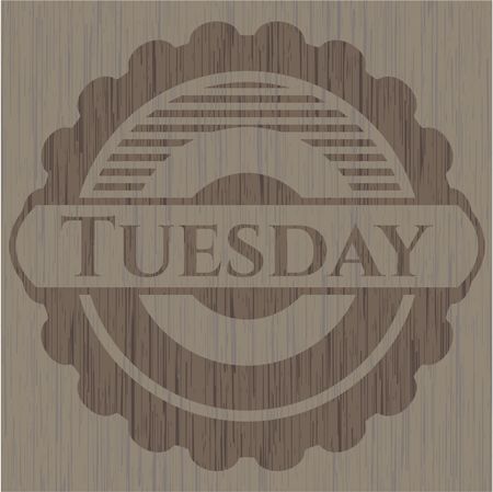 Tuesday realistic wood emblem