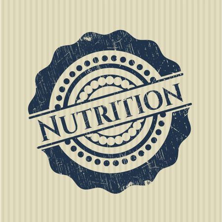 Nutrition rubber stamp