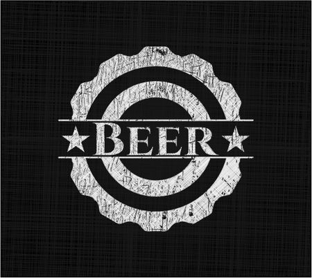 Beer chalk emblem