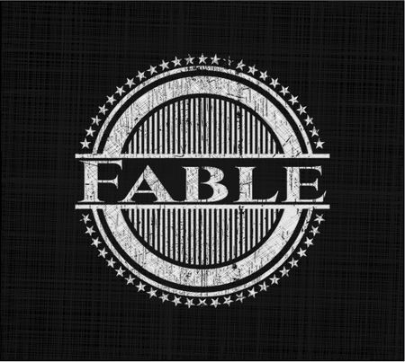 Fable on blackboard