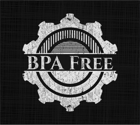 BPA Free written with chalkboard texture