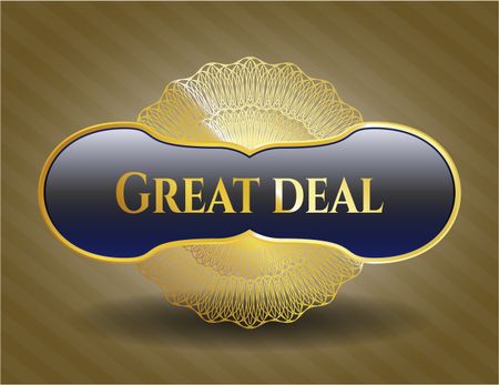 Great Deal gold badge or emblem