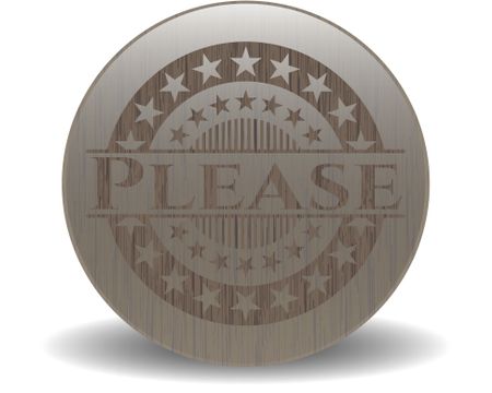 Please wooden emblem