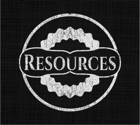 Resources with chalkboard texture