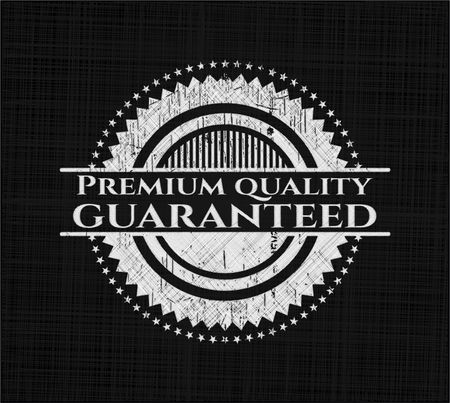 Premium Quality Guaranteed with chalkboard texture