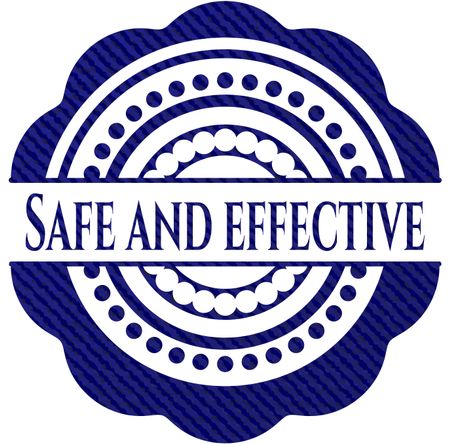 Safe and effective with jean texture