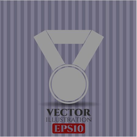 medal icon vector symbol flat eps jpg app web concept website