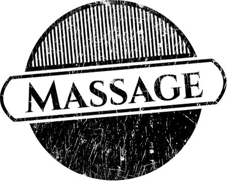 Massage rubber grunge texture seal