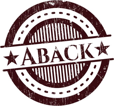 Aback rubber grunge texture stamp